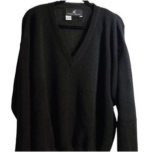Black XXL Peruvian Connection 100% Alpaca Sweater